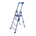 Alumexx Escabeau ménager 4 marches Alumexx Twin Deck
