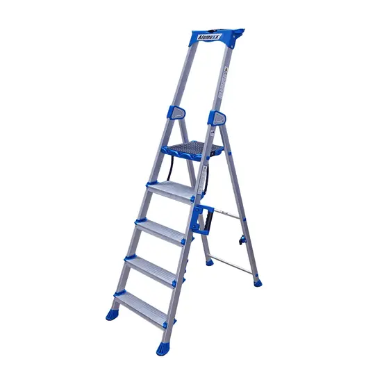 Alumexx ALX Twin Deck escabeau ménager 5 marches