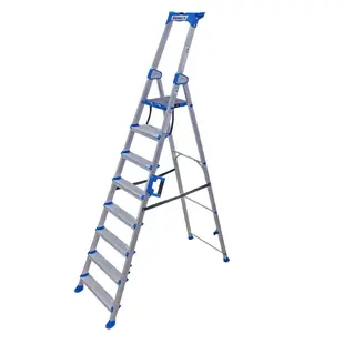 Escabeau ménager 8 marches Alumexx Twin Deck