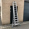Solide Solide window cleaner ladder 3x9 rungs RWD09
