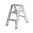 Solide Solide dubbele trapladder 2x3 treden DT3 | Professioneel