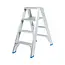 Solide Solide dubbele trapladder 2x4 treden DT4 | Professioneel