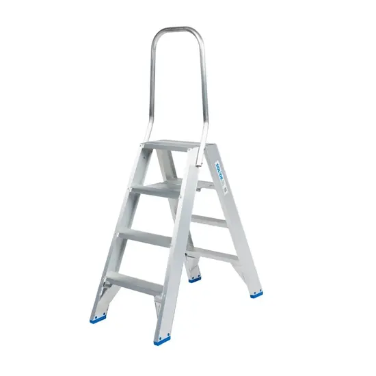 Solide Solide dubbele trapladder 2x4 treden DT4