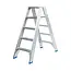 Solide Solide dubbele trapladder 2x5 treden DT5 | Professioneel