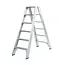 Solide Solide dubbele trapladder 2x6 treden DT6 | Professioneel