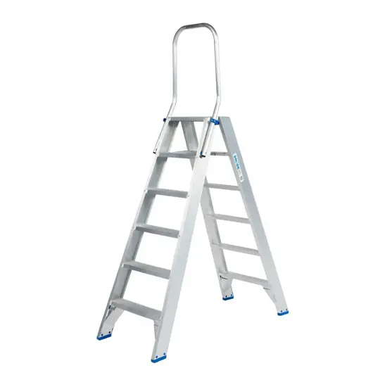 Solide Solide dubbele trapladder 2x6 treden DT6 | Professioneel