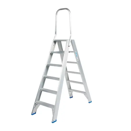 Solide Solide dubbele trapladder 2x6 treden DT6