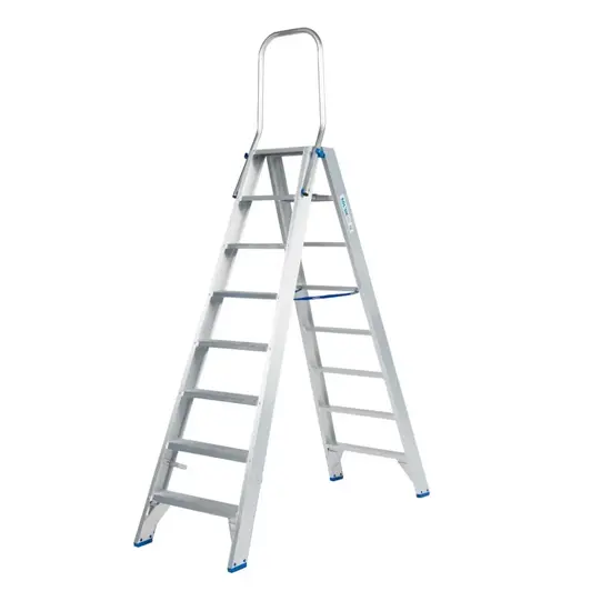 Solide Solide dubbele trapladder 2x8 treden DT8 | Professioneel