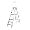 Solide Solide dubbele trapladder 2x8 treden DT8 | Professioneel