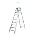 Solide Solide dubbele trapladder 2x10 treden DT10