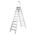 Solide Solide dubbele trapladder 2x10 treden DT10