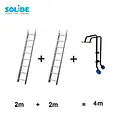 Solide Solide dakladder set  4 m