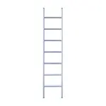 Eurostairs Échelle simple droite 7 échelons Eurostairs 200 cm