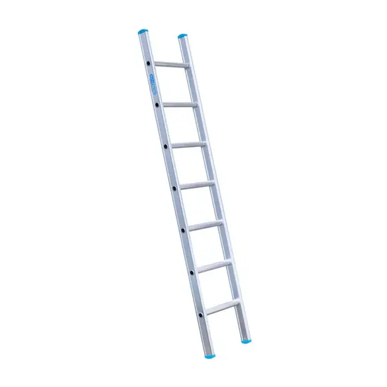 Eurostairs Eurostairs single aluminium ladder 7 rungs 200 cm