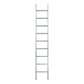 Eurostairs Eurostairs single aluminium ladder 9 rungs 200 cm