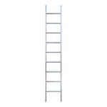 Eurostairs Eurostairs single aluminium ladder 9 rungs 200 cm