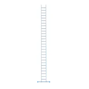 Eurostairs enkele ladder recht 28 sporten 725 cm