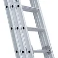 Eurostairs Échelle transformable avec traverse Eurostairs 3x6 échelons