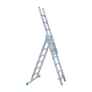 Eurostairs ladder 3x6 sporten recht met stabiliteitsbalk