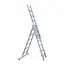 Eurostairs Eurostairs ladder 3x6 sporten recht met stabiliteitsbalk
