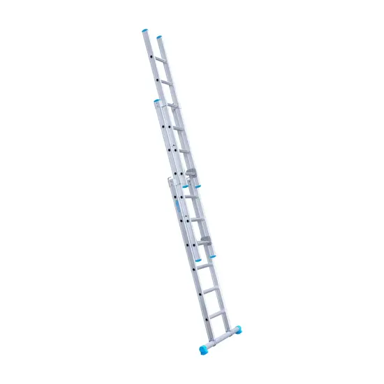 Eurostairs Eurostairs ladder 3x6 sporten recht met stabiliteitsbalk