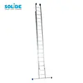 Solide Échelle droite Solide 2x16 échelons avec stabilisateur