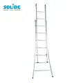 Solide Échelle transformable Solide 2x7 échelons C07 | Échelle Industrielle Professionnelle