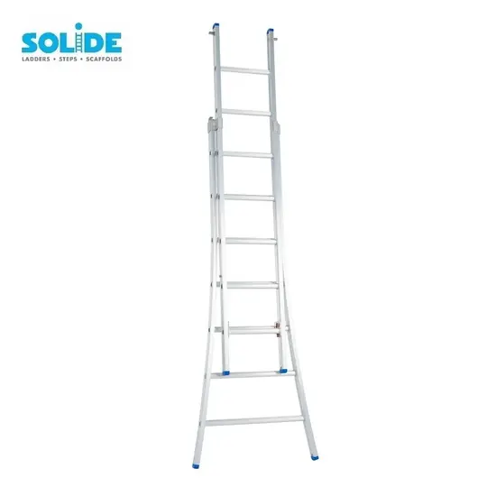 Solide Solide combination ladder 2x7 rungs C07 | Professional Industrial Ladder