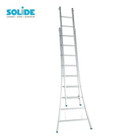 Solide Solide combination ladder 2x9 rungs C09 | Professional Industrial Ladder