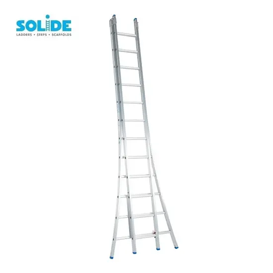 Solide Échelle transformable Solide 2x12 échelons C12 | Échelle Industrielle Professionnelle