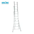 Solide Solide combination ladder 3x7 rungs D07 | Professional Industrial Ladder