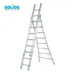 Solide Solide combination ladder 3x8 rungs D08 | Professional Industrial Ladder
