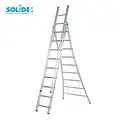 Solide Solide combination ladder 3x9 rungs D09 | Professional Industrial Ladder