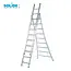 Solide Solide combination ladder 3x9 rungs D09 | Professional Industrial Ladder