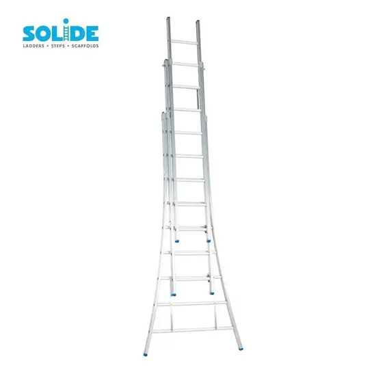 Solide Solide combination ladder 3x9 rungs D09 | Professional Industrial Ladder