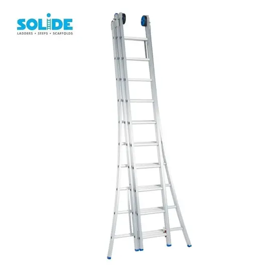Solide Solide reformladder 3x10 sporten D10 | Professionele Industriële ladder