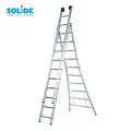Solide Solide combination ladder 3x10 rungs D10 | Professional Industrial Ladder