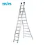 Solide Solide combination ladder 3x10 rungs D10 | Professional Industrial Ladder