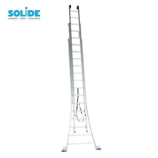 Solide Échelle transformable Solide 3x14 échelons D14 | Échelle Industrielle Professionnelle