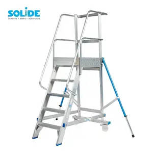 Escalier de rayonnage Solide 5 marches MBT05