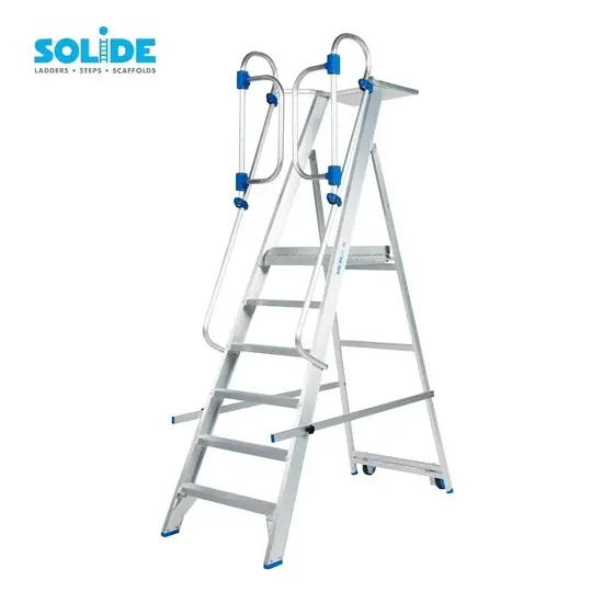 Solide Solide plooibaar mobiel platform 6 treden PMP06