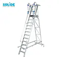 Solide Solide plooibaar mobiel platform 12 treden PMP12
