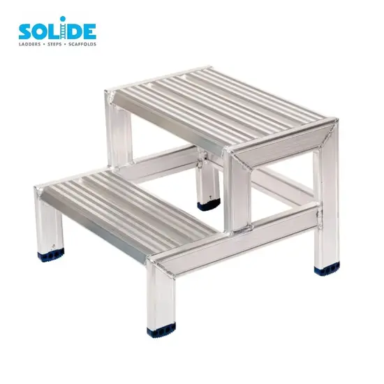 Solide Solide 2 tread fixed industrial step 45° MT452