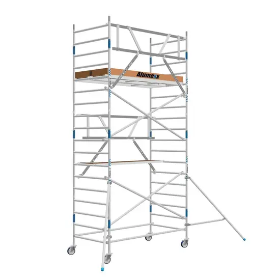 Alumexx Échafaudage roulant Alumexx Basic AGS 135x190 - 6,2 m hauteur travail