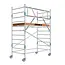 Alumexx Échafaudage roulant Alumexx Basic AGS 135x190 - 4,2 m hauteur travail