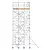 ASC ASC trappentoren 135x305 werkhoogte 8 m
