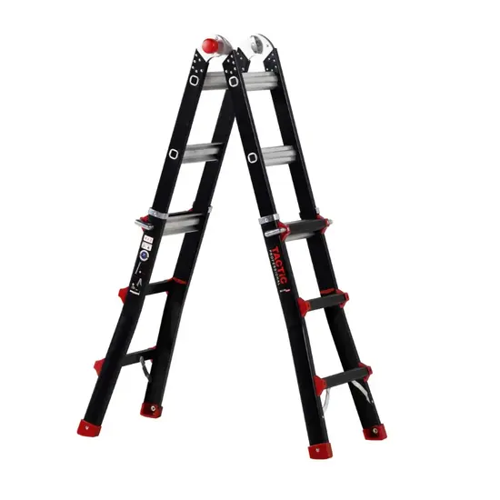 BigOne BigOne TacTic telescopische ladder 4x3 | Multifunctionele vouwladder professioneel
