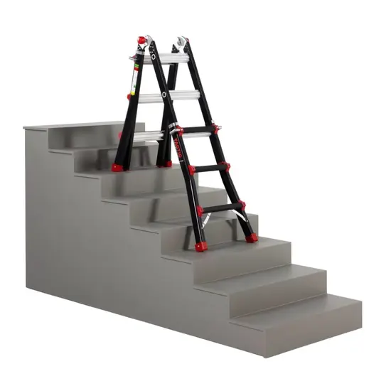 BigOne BigOne TacTic telescopische ladder 4x3 | Multifunctionele vouwladder professioneel
