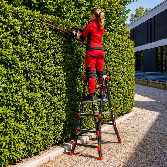 BigOne BigOne TacTic telescopische ladder 4x3 | Multifunctionele vouwladder professioneel