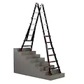 BigOne BigOne TacTic telescopische ladder 4x6 | Multifunctionele vouwladder professioneel